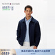 TOMMY HILFIGER【輕通勤】25新款春夏男商務(wù)休閑拉鏈翻領(lǐng)行政夾克外套04336 藏青色FAP M （推薦：135-150斤）
