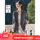 梵希蔓深灰色通勤西裝外套女2025春季新款高級(jí)感寬松廓形氣質(zhì)西服 A1062 深灰色 S