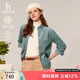 HAZZYS哈吉斯女裝 秋季款女士【PHIZ系列】燈芯絨襯衫ASCSK1BDX03 薄荷綠MG L (165/88A 40)