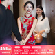 枝己新中式結(jié)婚禮服2025新款訂婚新娘旗袍敬酒服古嫁衣秀禾服出閣服 X2516(僅女裝) L