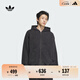 adidas陳冠希同款水洗系列運(yùn)動連帽夾克外套男秋季阿迪達(dá)斯三葉草 黑色     M
