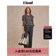 ELAND【經(jīng)典匹馬】衣戀針織T恤女圓領(lǐng)短袖直筒顯瘦毛衫25夏季新款 灰色(15)Grey M