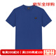PAUL&SHARK(保羅鯊魚(yú)) 男士純色休閑T恤 品牌徽標純棉短袖上衣 時(shí)尚輕奢男裝 藍色 C0P1002-342 L 碼