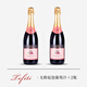 TEFITI特菲緹【澳洲進口】無酒精0度起泡葡萄汁西拉赤霞珠脫醇葡萄紅酒 2瓶裝-特菲緹0度香檳葡萄汁惠享版【750ml*2瓶】