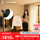 金貝EF160bi升級JL-160BI可調(diào)色溫?cái)z影補(bǔ)光燈直播燈160Wled補(bǔ)光視頻直播攝影燈拍攝美妝飾品柔光燈