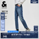杰克·瓊斯（JACK&JONES）男裝牛仔褲夏季新款百搭純色褲子水洗彈力修身九分褲225232109 E41中牛仔藍(lán) 30 170 W30