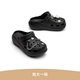 TOOMANYSHOES【明星同款】你的小熊輕氣球彩色泡泡洞洞鞋外穿涼鞋情人節(jié)送女友 黑色（輕氣球款） 20 36/37