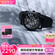 安普里奧·阿瑪尼（Emporio Armani）手表男自動(dòng)機械表情人節生日禮物送男友黑武士鏤空明星同款腕表 黑武士皮帶 AR60032