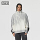 英克斯（inxx）APYD潮牌新品復古感破洞針織衫男女同款毛衣APE4060888 灰白拼接色 M