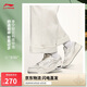 李寧月白3丨板鞋男鞋透氣減震回彈小白鞋經(jīng)典休閑運(yùn)動(dòng)鞋AGCV077