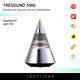 trettitreTRETTITRE丨TreSound Mini高音質(zhì)HiFi藍牙音箱戶外便攜低音炮無線小型音響家用桌面2臺可互聯(lián) 銀灰