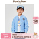 PawinPaw卡通小熊童裝25年春夏新款男童潮酷夾克百搭寬松外套