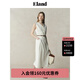 ELAND衣戀連衣裙女老錢風(fēng)棉麻混紡舒適透氣馬甲長(zhǎng)裙2025夏季新款 象牙白/白色(39)Ivory S /160