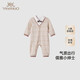 英氏（YEEHOO）【商場(chǎng)同款】嬰兒衣服秋冬保暖羊毛連體衣男童連身衣