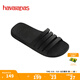 havaianas哈唯納Stradi 鏤空條紋一字拖情侶外穿拖鞋簡(jiǎn)約浴室拖 0090-黑色 41-42 巴西碼