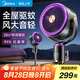 美的（Midea）電風(fēng)扇空氣循環(huán)扇暴風(fēng)驅蚊落地扇家用大風(fēng)力輕音凈化扇 紫色【驅蚊款】雙重抗菌+智能語(yǔ)音+10米送風(fēng)