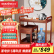 金灶（KAMJOVE） 移動茶車功夫茶盤茶桌家用茶臺移動茶幾泡茶柜自動上水茶具套裝 搭配F9茶藝爐套裝 1個