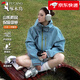 啄木鳥超好看沖鋒衣外套男女同款情侶2025新款戶外防風(fēng)防水三合一登山服 淺豆綠【男女同款】 M 【建議100-120斤】