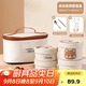 貝瑟斯保溫飯盒316不銹鋼飯盒上班族保溫桶飯盒保溫可微波爐餐盒2L