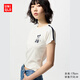 優(yōu)衣庫女裝UT Disney印花短袖T恤迪士尼米奇辣妹風(fēng)480837 01 乳白色 M /160/84A