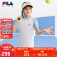 FILA斐樂(lè )兒童童裝短T類(lèi)2025年夏季男中大童針織短袖POLO衫