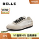 百麗（Belle）舒適透氣德訓(xùn)鞋女2025秋新商場同款薄底運(yùn)動(dòng)休閑鞋D9C1DCM5 米白色 39 (245mm)