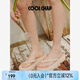 COOLCHAP25春新款經(jīng)典浪花厚底人字拖女夏防滑海邊沙灘夾腳涼拖鞋 柔粉色 36