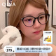 亓那（QINA）近視眼鏡趙露思同款貓眼眼鏡框素顏上鏡光學(xué)鏡女七夕禮物QJ5186 QJ5186B10【露思直播同款】 單鏡框