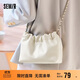 森馬（Semir）斜挎包溫柔軟糯單肩包云吞包可愛(ài)純色女包生日禮物105324153024