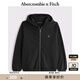 ABERCROMBIE & FITCH男裝女裝情侶裝25春季經(jīng)典小麋鹿運(yùn)動(dòng)風(fēng)寬松連帽衛(wèi)衣KI122-5251 黑色 S (175/92A)