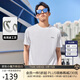卡賓索羅那涼感T恤24夏高周波漸變LOGO短袖 漂白色02 48 