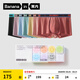 蕉內(nèi)（Bananain）520C星期主題情侶抗菌內(nèi)褲50支莫代爾七夕情人節(jié)禮物送男女友禮盒 [升級(jí)款]男士星期褲7件裝 7條 2XL