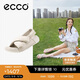愛步（ECCO）女涼鞋 夏季軟底輕便耐穿厚底涼鞋 科摩系列206653 石灰色38