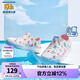 Skechers斯凱奇童鞋女寶寶學(xué)步鞋夏季幼兒涼鞋透氣兒童洞洞鞋302114N 白色/粉紅色/WPK 26碼