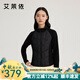 艾萊依（ERAL）羽絨服女士插肩修身立領(lǐng)輕薄羽絨服秋冬時(shí)尚簡(jiǎn)約內搭鴨絨保暖外套 炭黑-升級款 M 160【建議95-105斤】