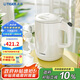 虎牌（TIGER）電熱水壺 雙層防燙 快燒水壺 PCG-G10C 1L電水壺 白色