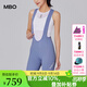 MBO雙箭頭夏季女子騎行褲短褲T511肌理公路自行車(chē)戶(hù)外運動(dòng)背帶褲 色鈴蘭（5分褲） M