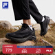 FILA 斐樂官方男鞋BOA WOLF 2+戶外鞋雪狼越野跑步鞋 駿馬黑-BB 40