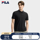 FILA 斐樂官方短袖T恤男子POLO衫2025夏季新款休閑涼感t恤防曬上衣