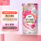 花王衣物柔順劑補(bǔ)充裝360ml玫瑰香日本進(jìn)口防褶皺留香除濕味