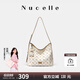 紐芝蘭（NUCELLE）托特包2025新飛馬老花腋下包通勤女包HOBO單肩斜挎水桶包生日禮物