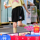 安踏兒童梭織五分褲女2025夏季柔軟親赴小馬寶莉五分褲A62528504