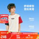 FILA【涼感功能】斐樂兒童童裝短袖2025年秋季男中大童T恤