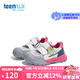 天美意（TEENMIX）天美意童鞋2025夏季新款女童軟底網(wǎng)面透氣包頭輕便戶外運(yùn)動(dòng)休閑鞋 米紅色 34