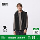 森馬馬甲男秋抗靜電搖粒絨外套保暖立領(lǐng)內搭純色上衣109724103104