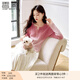 香影粉色漸變針織衫上衣女2025秋裝新款草莓腮紅套頭假開(kāi)衫m(xù)iu系 粉紅 【春秋款】 N851063 L