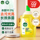 滴露（Dettol）地板清潔劑無水印2L裝地板清洗劑去污殺菌地板瓷磚清潔劑拖地專用