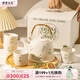 摩登主婦小雛菊泡茶壺套裝煮茶壺2025新款結(jié)婚禮物伴手禮茶具禮盒 1000ml一壺四杯+托盤(pán)【禮盒裝】