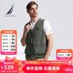 諾帝卡（NAUTICA）【單件直降】男裝春夏新款尼龍四面彈涼感背心馬甲男JO4110 海藻綠3BP L