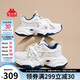 卡帕（Kappa）官方運(yùn)動(dòng)老爹鞋子女鞋厚底增高網(wǎng)面鏤空透氣小白鞋  海昌藍(lán) 38 